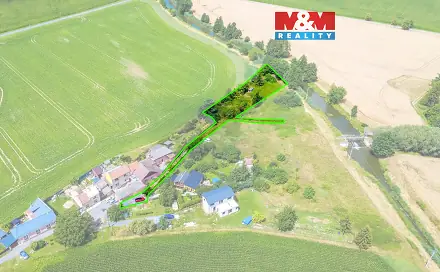 Prodej stavebního pozemku 1 718 m², U splavu, Štěpánov, okres Olomouc