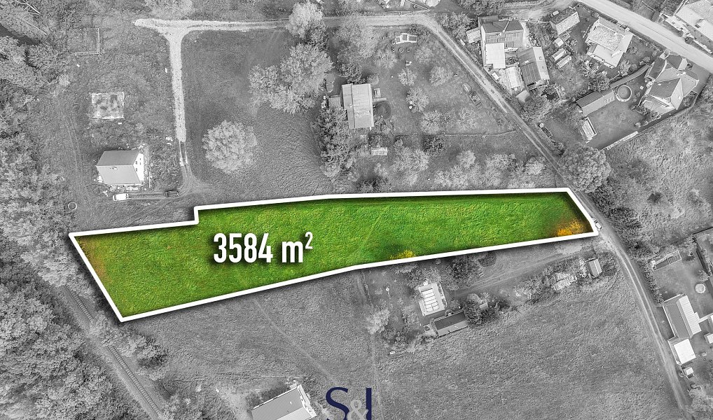 Prodej stavebního pozemku 3 584 m², Skalice u České Lípy – náhled fotky 2