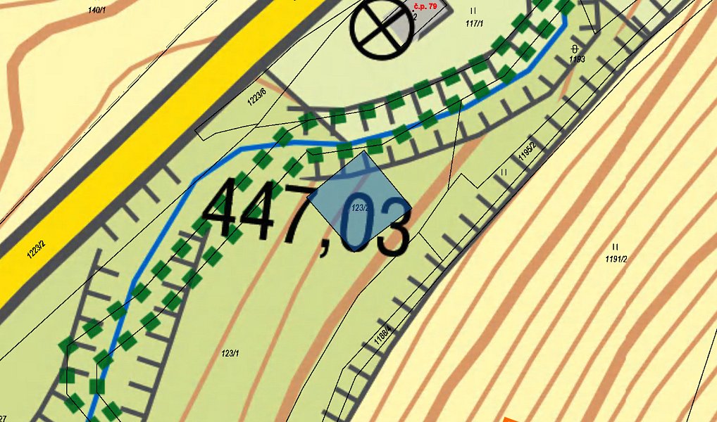 Prodej stavebního pozemku 385 m², Mladé Buky – náhled fotky 3