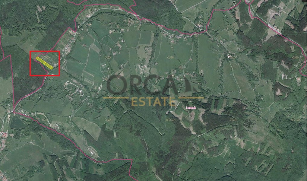 Prodej pole 6 164 m², Lopeník – náhled fotky 2