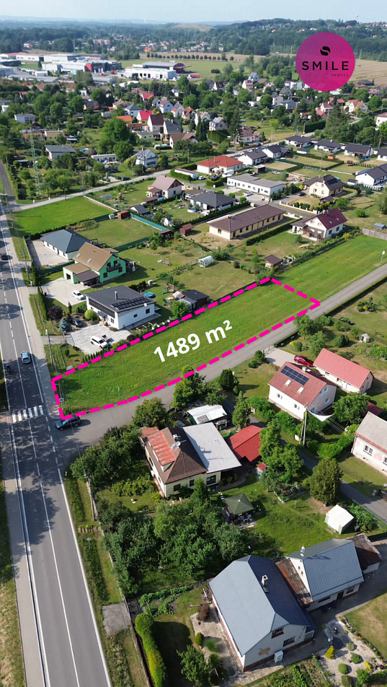 Prodej stavebního pozemku 1 489 m²
