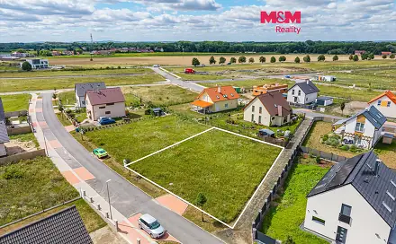 Prodej stavebního pozemku 714 m², Choťánky, okres Nymburk