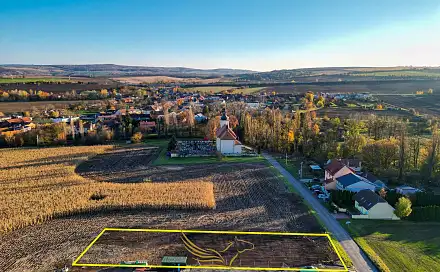 Prodej stavebního pozemku 1 450 m², Topolany, okres Vyškov