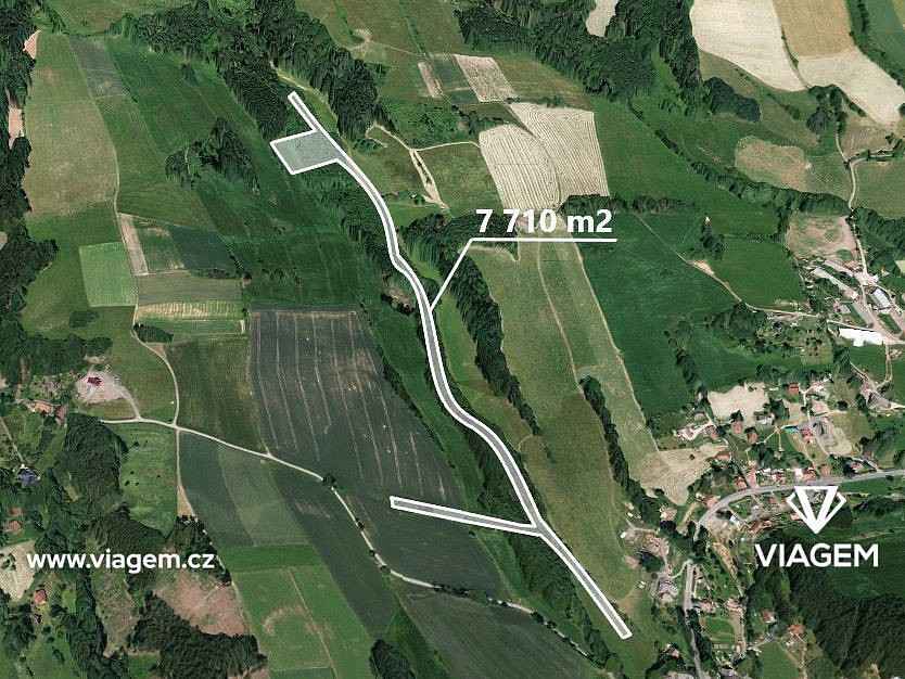 Prodej lesa 5 621 m²
