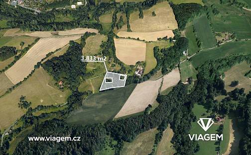 Prodej stavebního pozemku 1 277 m², Slaná, okres Semily