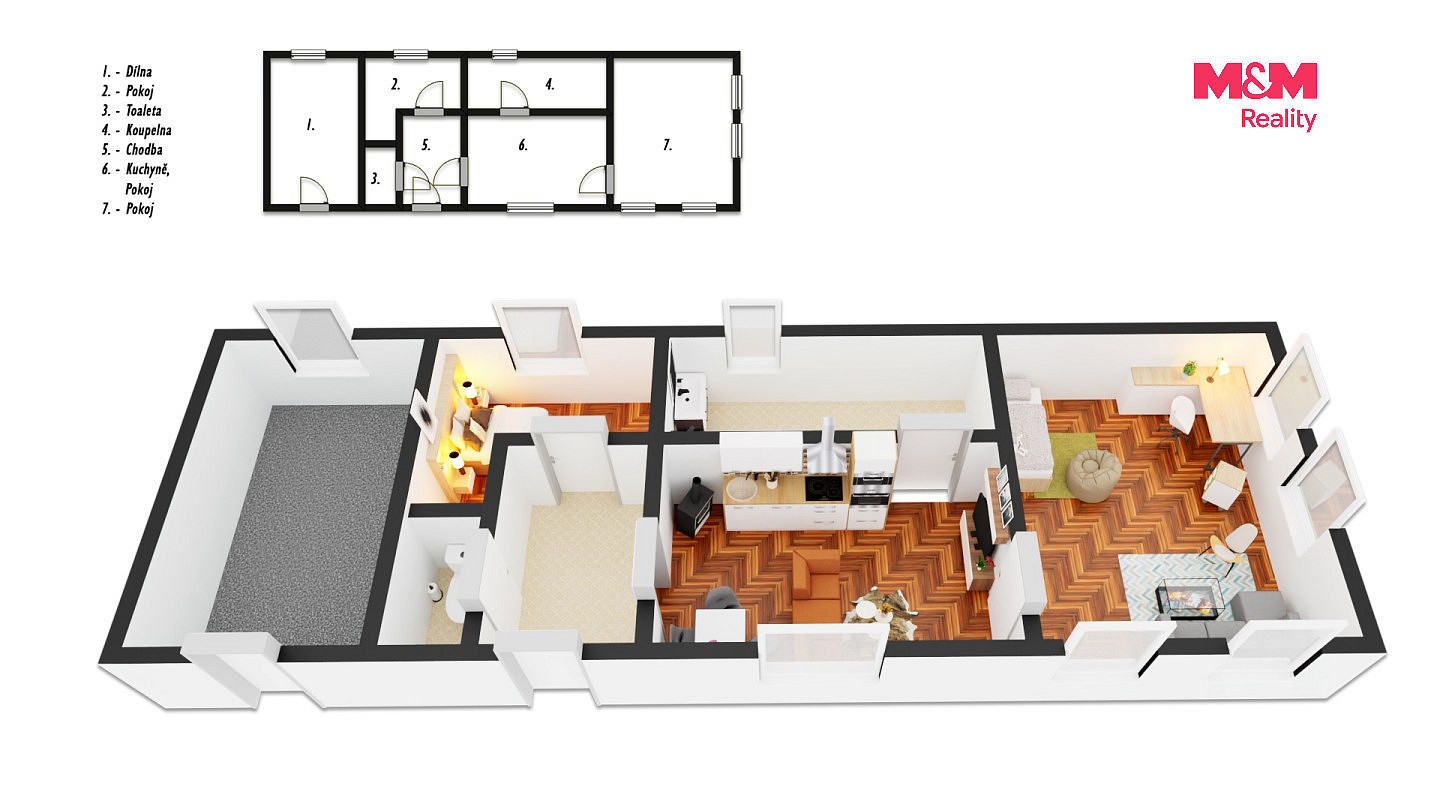 Prodej chaty/chalupy 100 m² s pozemkem 1 619 m² – fotografie 2