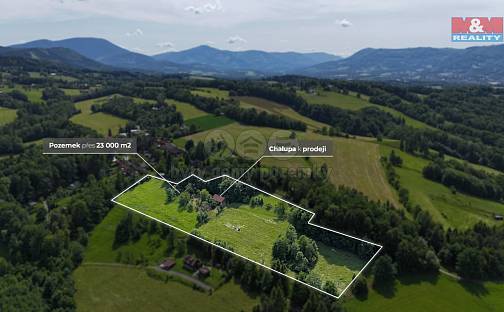 Prodej chaty/chalupy 100 m² s pozemkem 23 273 m², Janovice, okres Frýdek-Místek