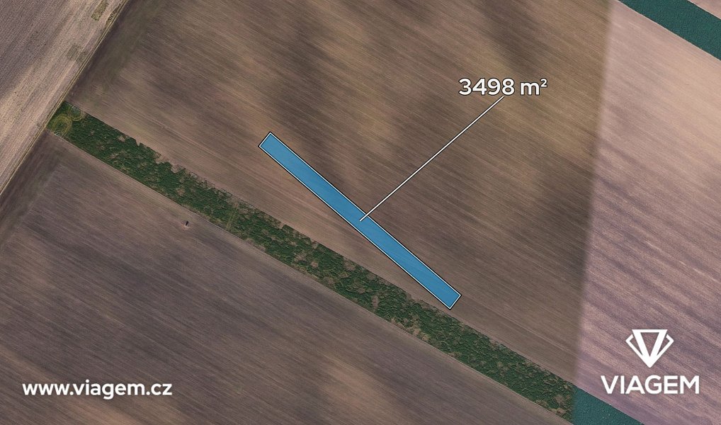 Prodej lesa 437 m², Šlapanice – náhled fotky 2