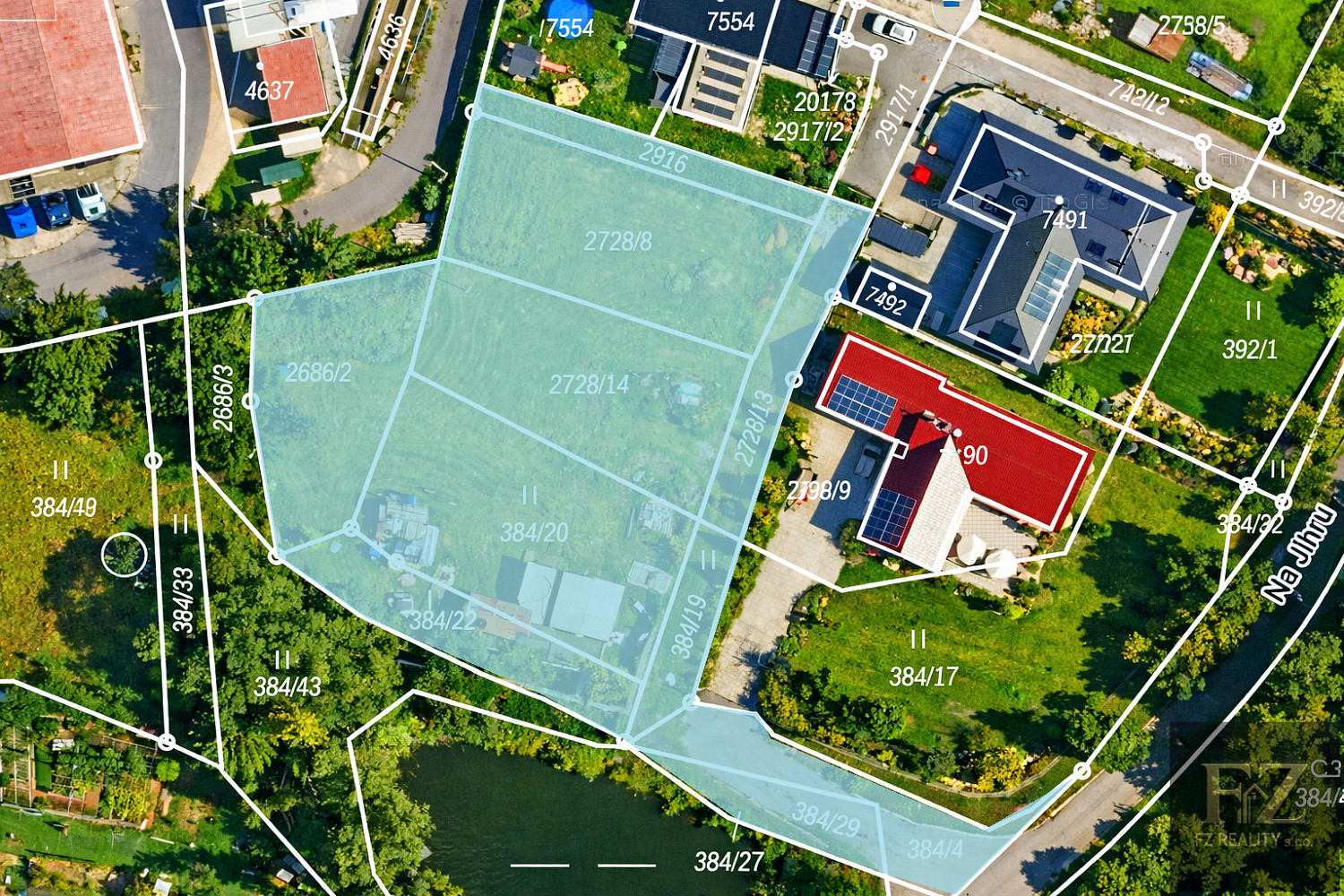Prodej stavebního pozemku 2 782 m²