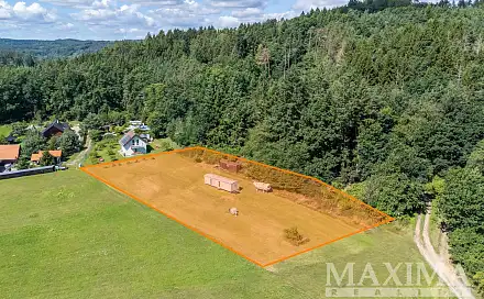 Prodej stavebního pozemku 2 863 m², Klučenice - Kamenice, okres Příbram