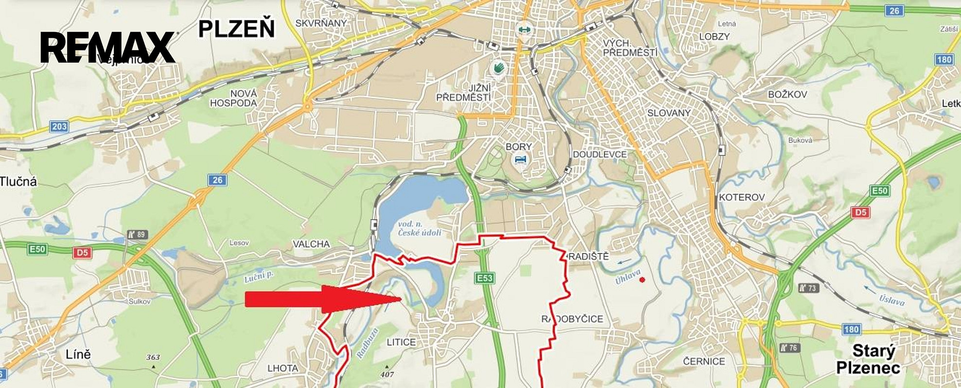 Prodej pole 26 563 m² – pohled 2