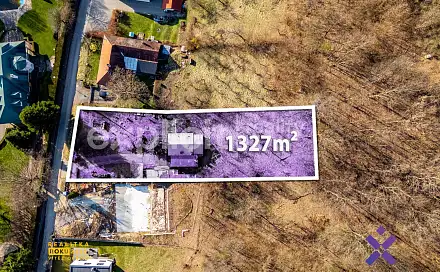 Prodej stavebního pozemku 1 327 m², Žabárna, Zlín - Příluky