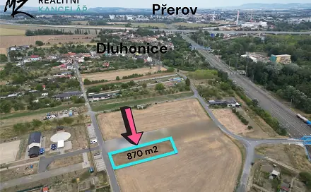Prodej stavebního pozemku 870 m², Přerov - Přerov V-Dluhonice