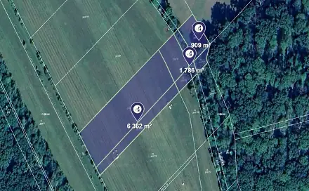 Prodej pole 9 057 m², Kovač, okres Jičín