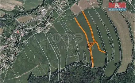 Prodej lesa 9 354 m², Žandov, okres Česká Lípa