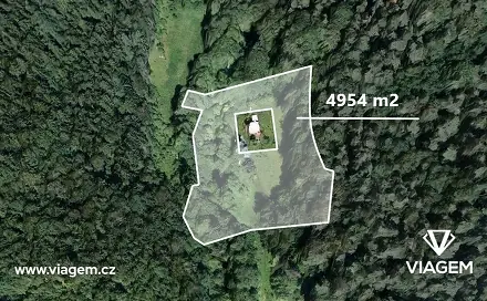 Prodej lesa 4 954 m², Všelibice, okres Liberec