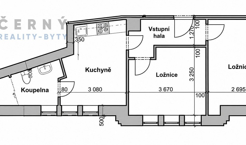 Pronájem bytu 2+1 45 m², Liberec – náhled fotky 16
