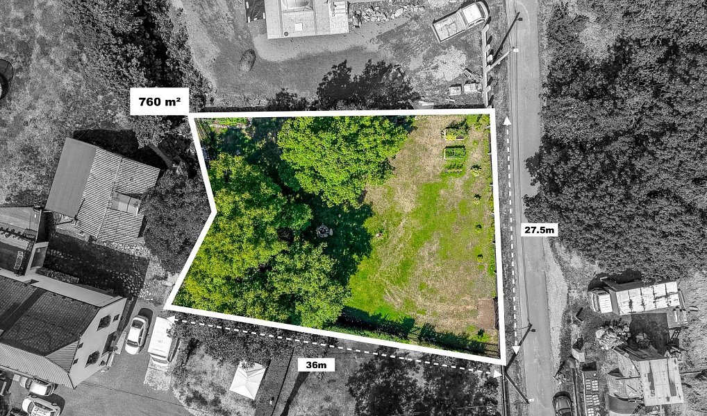 Prodej stavebního pozemku 760 m², Osek – fotka 1 z 21