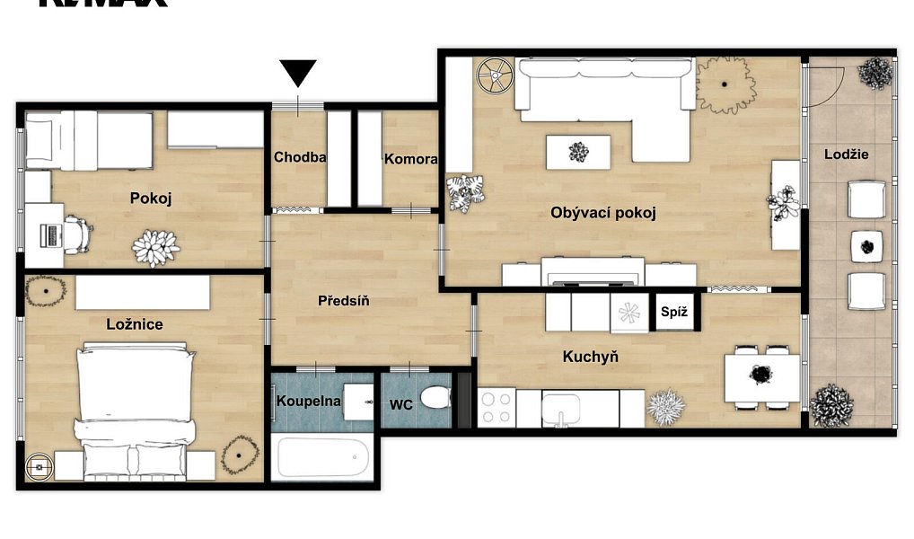 Prodej bytu 3+1 72 m², Jesenice – náhled fotky 7