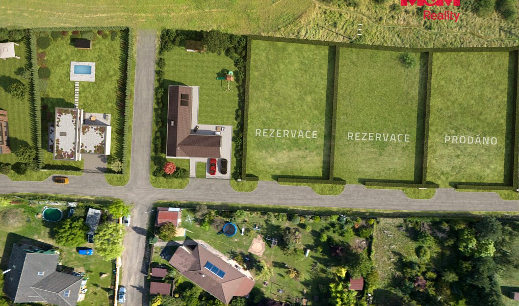 Prodej stavebního pozemku 1 009 m², Černovice – náhled fotky 2