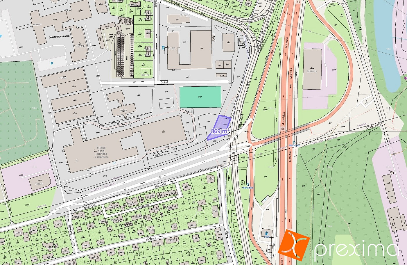 Prodej komerčního pozemku 869 m² — photo 2