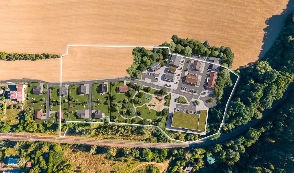 Prodej stavebního pozemku 24 219 m², Čisovice – náhled fotky 2