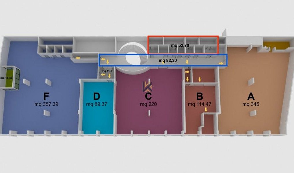 Pronájem kanceláře 345 m², Praha – náhled fotky 15