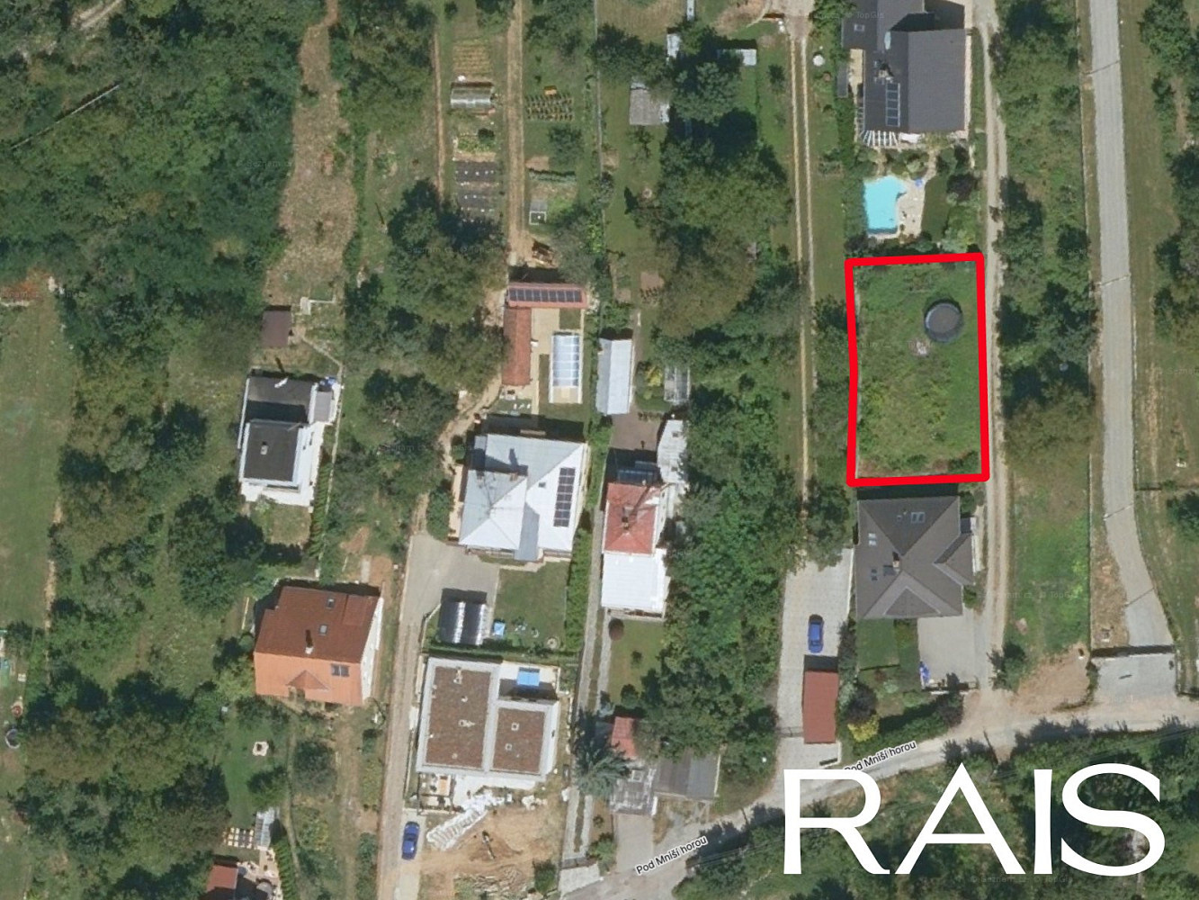 Prodej stavebního pozemku 444 m²