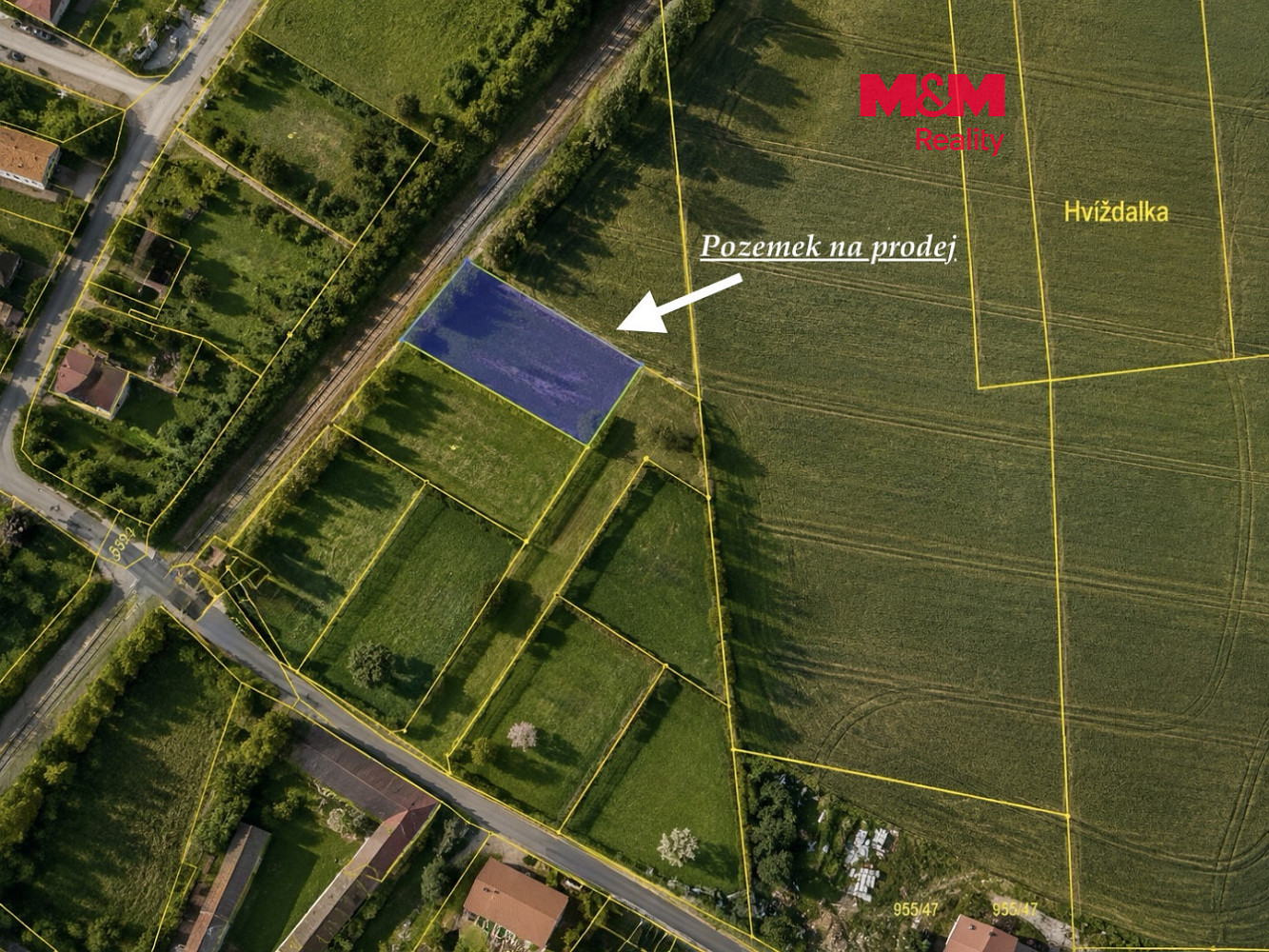 Prodej stavebního pozemku 948 m²