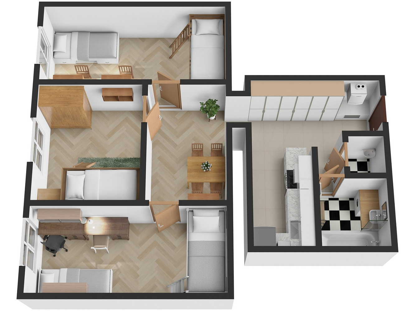 Prodej bytu 3+1 62 m² — photo 4
