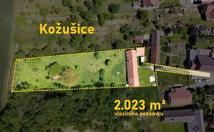 Prodej domu 105 m² s pozemkem 2 023 m², Kožušice, okres Vyškov