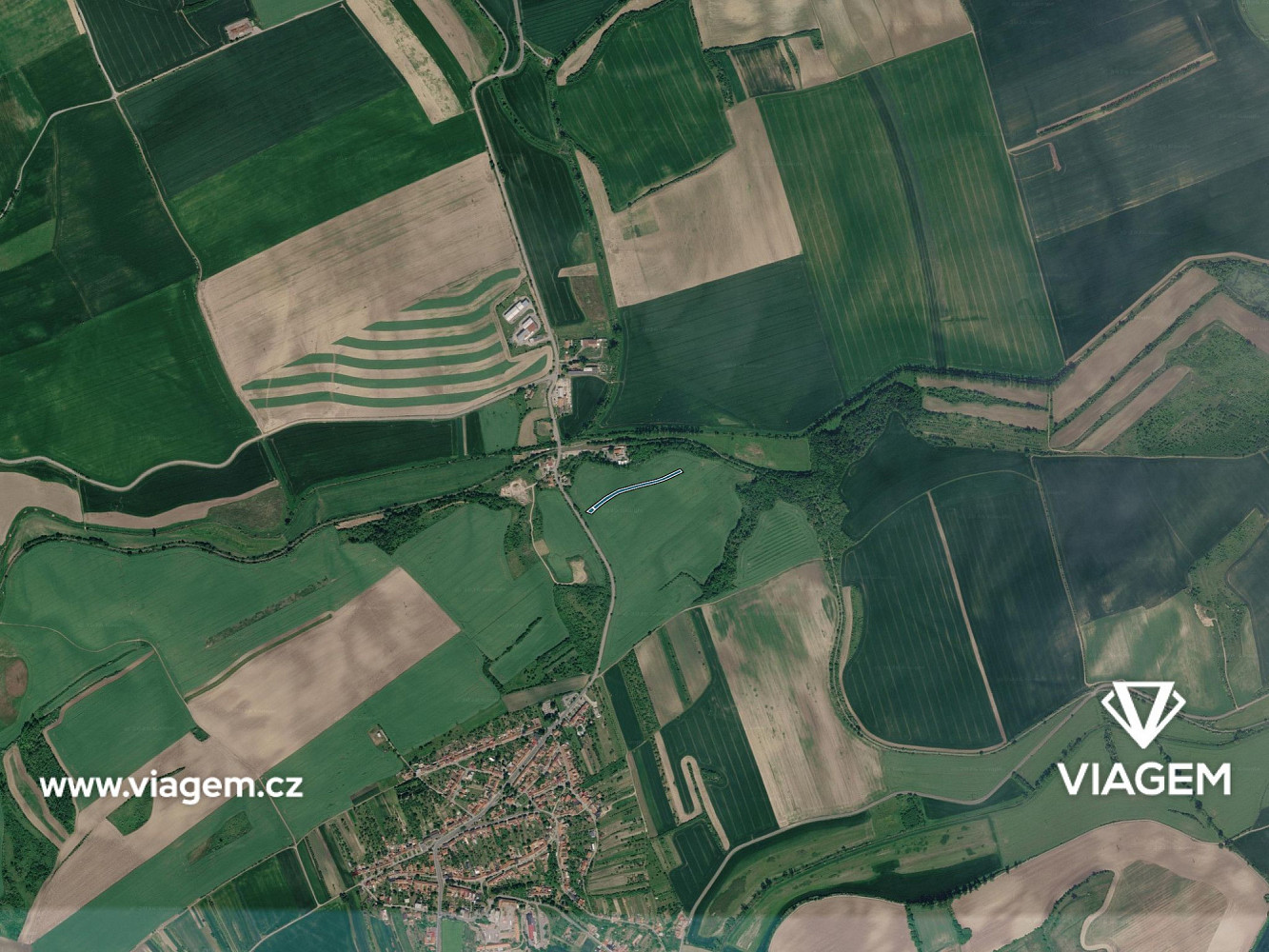 Prodej pole 961 m² – fotografie 3