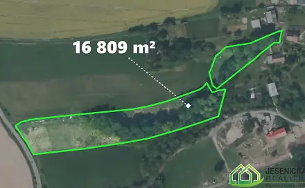 Prodej pole 16 809 m², Velké Kunětice, okres Jeseník