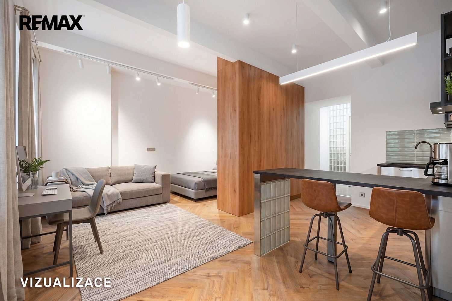 Pronájem bytu 1+kk 45 m² – fotografie 4