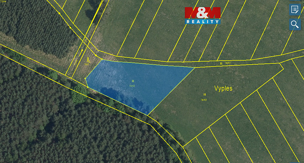 Prodej louky 2 187 m²
