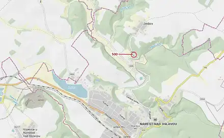 Dražba lesa 177 m², Náměšť nad Oslavou