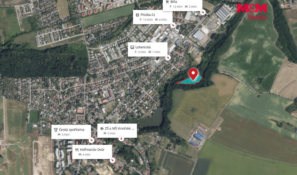 Prodej komerčního pozemku 1 349 m², Praha – náhled fotky 11