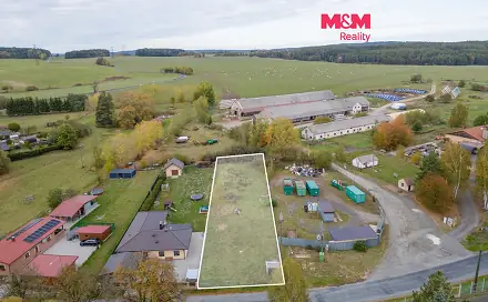 Prodej stavebního pozemku 1 300 m², Stráž, okres Tachov
