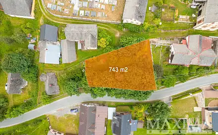 Prodej stavebního pozemku 743 m², Písařov, okres Šumperk