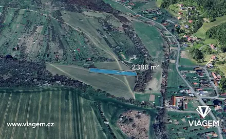 Prodej pole 477 m², Kudlovice, okres Uherské Hradiště