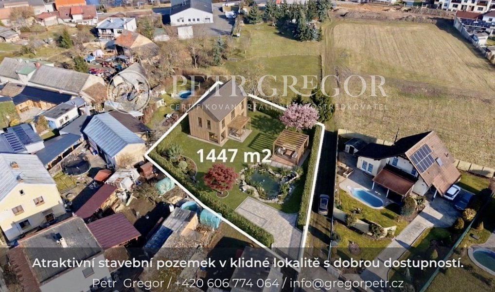 Prodej stavebního pozemku 1 447 m², Mnichovo Hradiště – náhled fotky 3