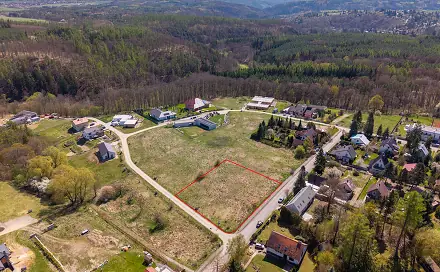 Prodej stavebního pozemku 2 049 m², Unhošť, okres Kladno