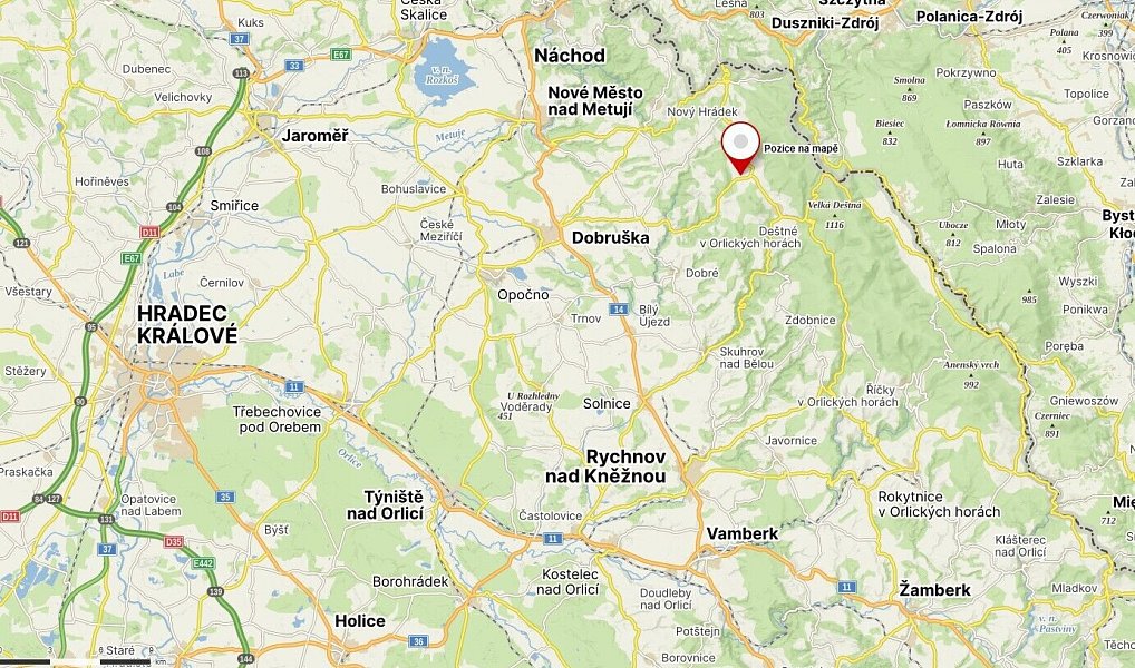 Prodej stavebního pozemku 1 500 m², Deštné v Orlických horách – náhled fotky 8