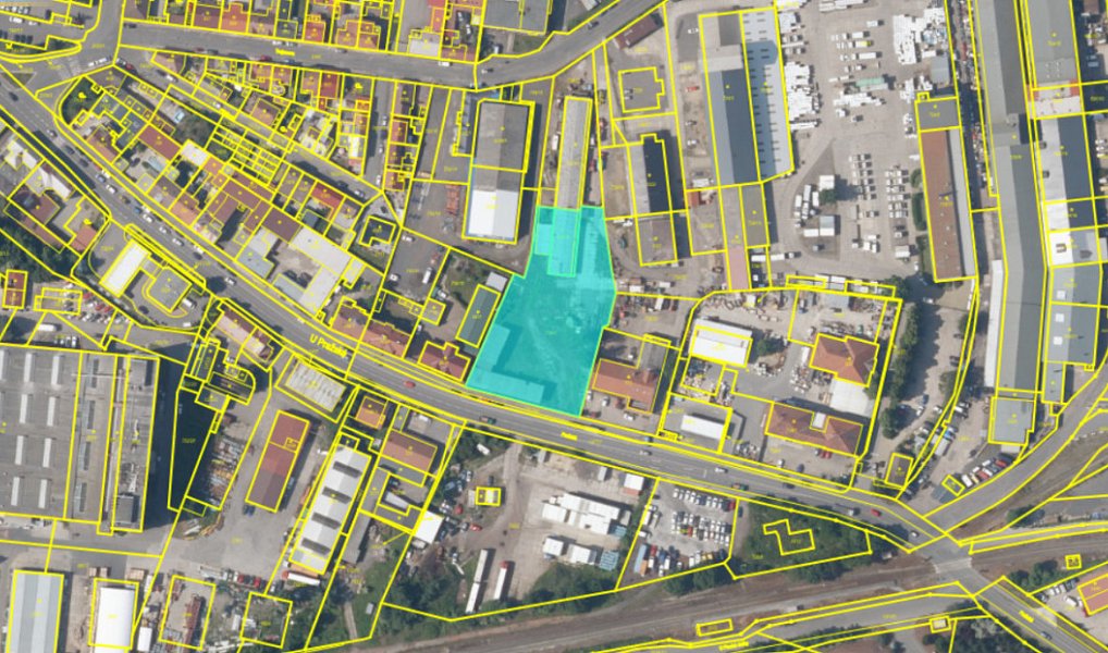 Prodej komerčního pozemku 3 387 m², Slaný – náhled fotky 2