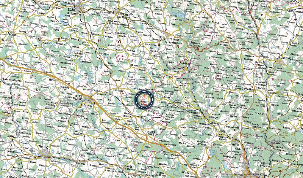 Prodej pole 38 360 m², Milešín – náhled fotky 3