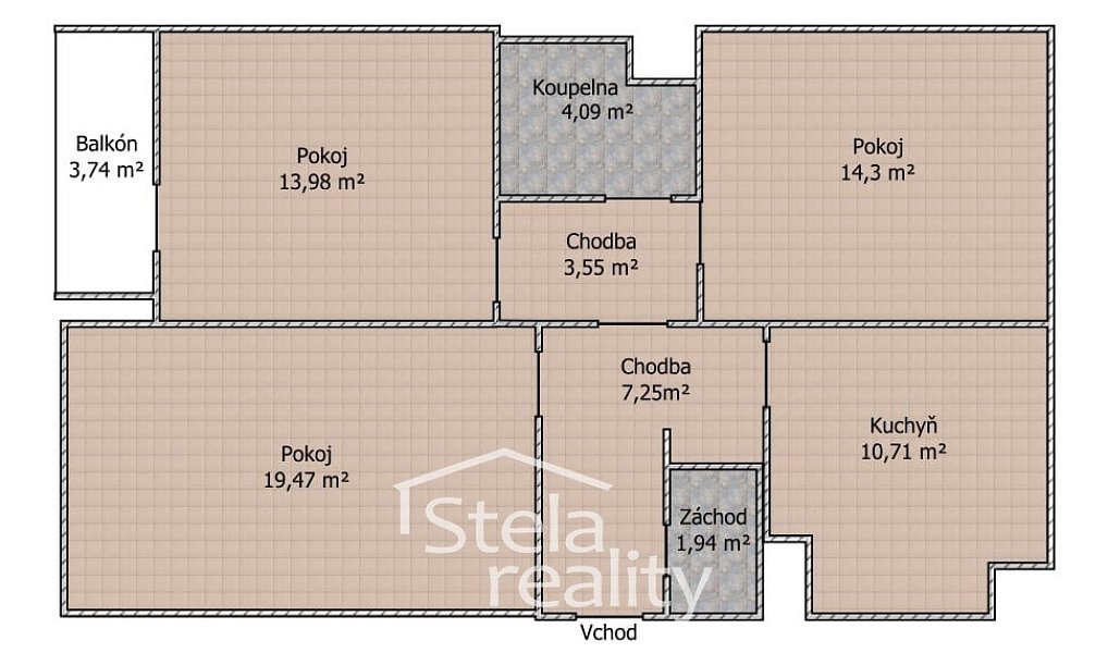 Prodej bytu 3+1 82 m², Bruntál – náhled fotky 8