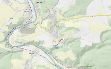 Dražba lesa 8 962 m², Sýkořice
