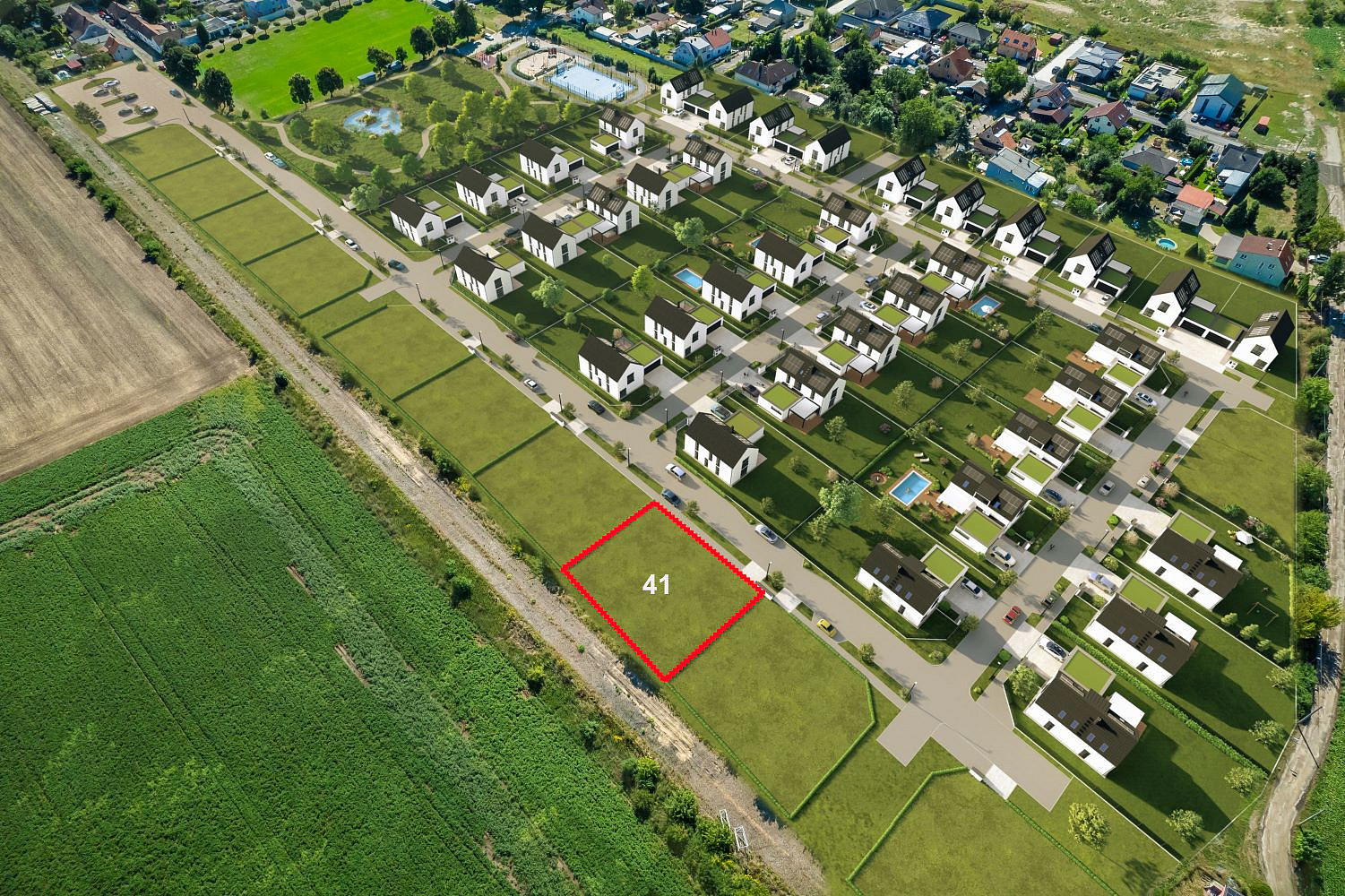 Prodej stavebního pozemku 701 m² – fotografie 3