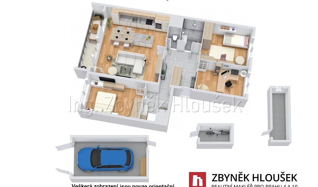 Prodej bytu 4+1 84 m², Praha – náhled fotky 3