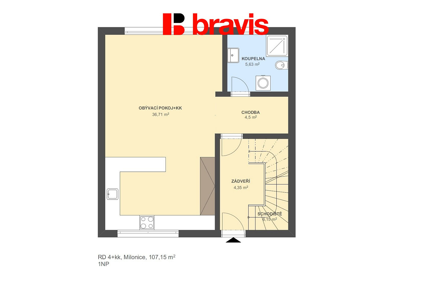 Prodej domu 107 m² s pozemkem 495 m² – fotografie 5